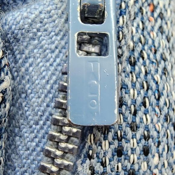 40s Vintage Custom Made Blue Gabardine Skirt (s) Suit - M - Picture 11 of 11